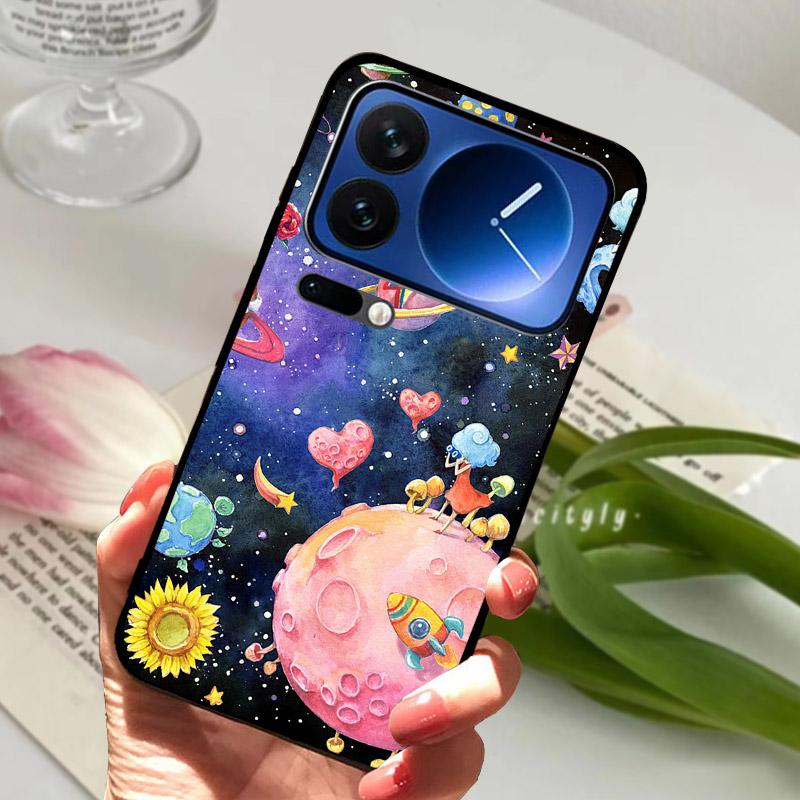 Чехол для Xiaomi Mi 17 Pro Max/17Pro Модный Ударопрочный Защитный Задний Чехол Для Xiaomi 17 ProMax Мягкий ТПУ Силиконовый Чехол для Телефона