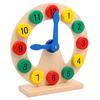 Montessori Educational Clock: Early Learning Math and Number Recognition Toy for Children