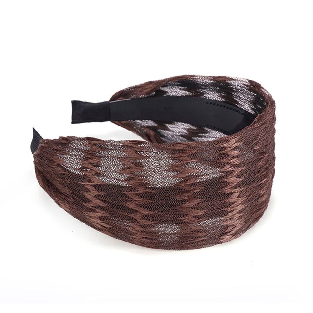 Широкая Повязка на Голову для Умывания Лица в Корейском Стиле для Женщин, Повязка на Волосы, Подарок Маме, с Зубчатым Обручем для Волос