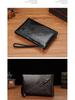 Crocodile Pattern Men's Large Capacity Leather Clutch Wallet