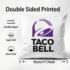 Чехол для подушки Taco Bell с принтом Наволочка для гостиной, дивана, декора спальни