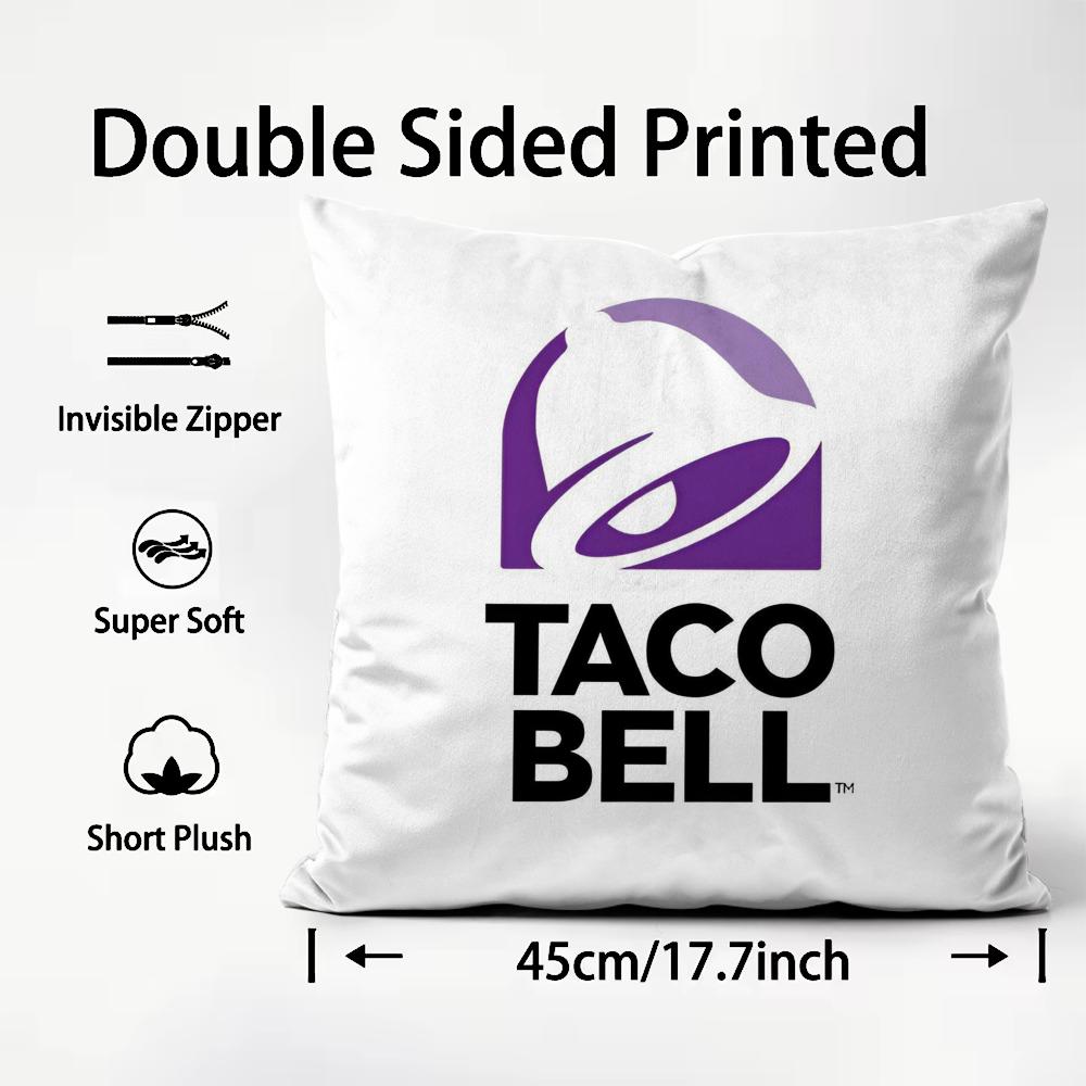 Чехол для подушки Taco Bell с принтом Наволочка для гостиной, дивана, декора спальни