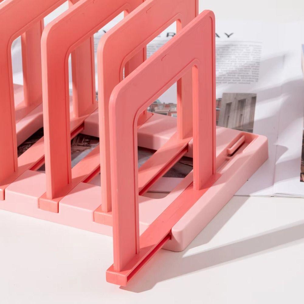 Нескользящие Съемные Книжные Подставки Регулируемый Вертикальный Держатель для Книг Простая Стойка для Книг Офис