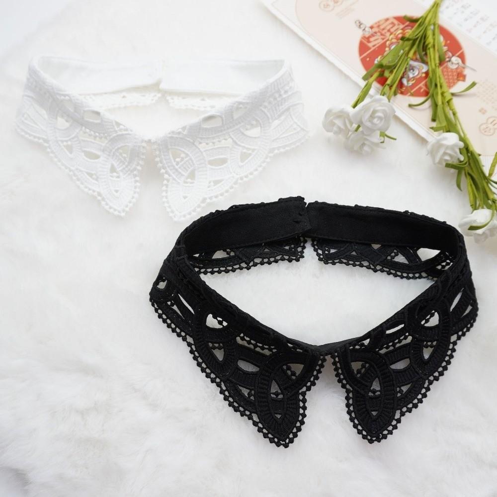 Lace Floral False Collar Black Decoration Collar Fashion Clothes Trim