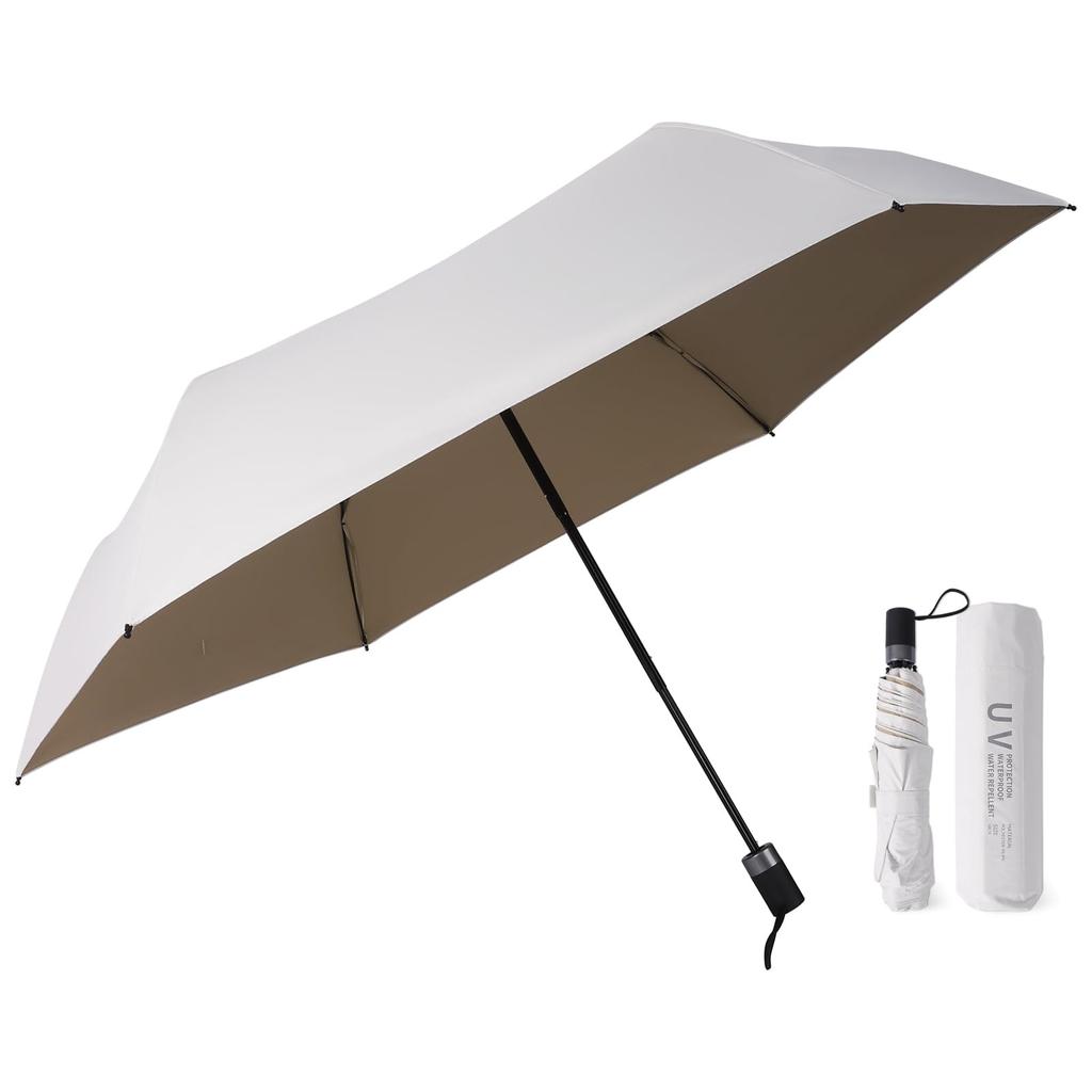 Vialifer UV Protection Completely Heat Folding 1st Class Light 6 Manual Folding Folding UV Sun Wind Water Foldable for Both Sun and Convenient To Day