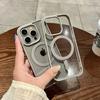 Роскошный прозрачный чехол с беспроводной зарядкой для MagSafe для iPhone 16 15 14 13 12 11 Pro Max Plus Mini Магнитные бамперные чехлы-накладки