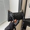 Стильная сумка через плечо из ПУ кожи Модный уличный стиль Шикарный стеганый дизайн Для женщин 2024