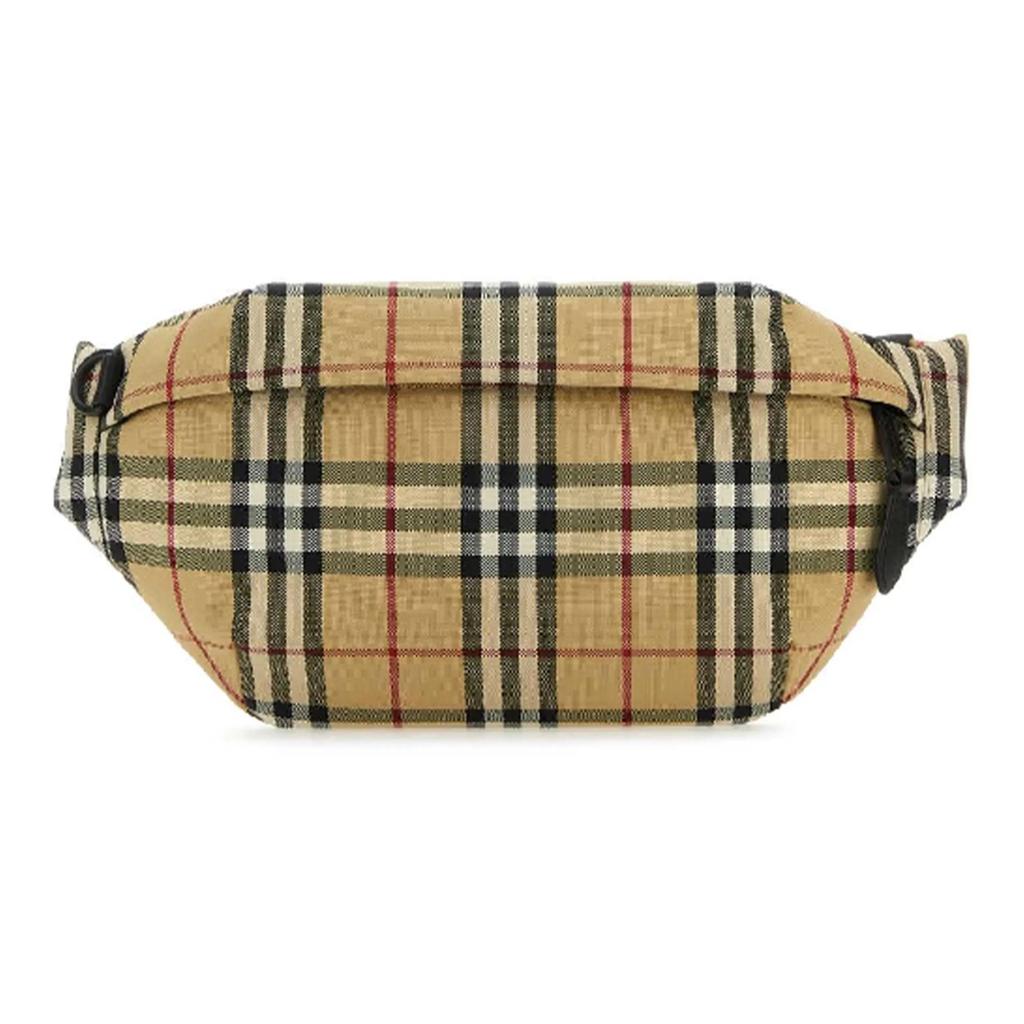 Burberry Vintage Check Nylon Waist Bag for Men in Light Brown