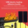1 шт. 3-ступенчатый подогреватель электрическая накладка на ручку 5 В 2 А USB нагреваемые рукоятки мотоциклетные аксессуары
