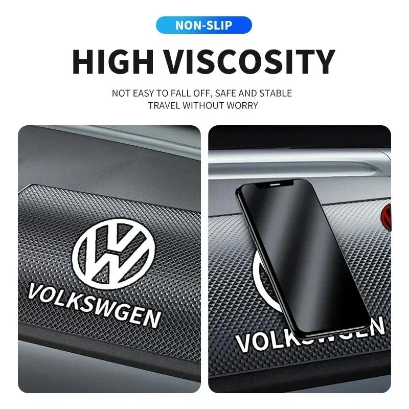Для VW Volkswagen Jetta MK5 Golf Автомобильные противоскользящие коврики Держатель для телефона на приборную панель Липкие коврики Аксессуары Для Volkswagen VW Touran Beet