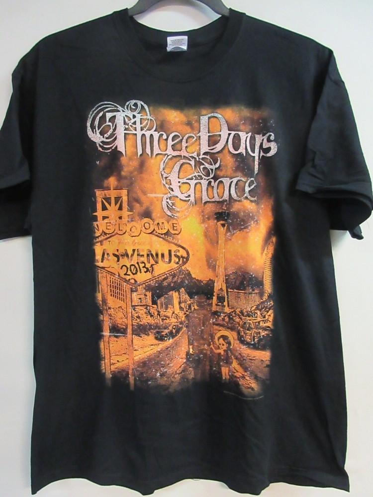 THREE DAYS GRACE OFFICIAL VENUS 2013 BAND CONCERT MUSIC EXTRA LARGE Unisex T-Shirt
