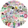 50-450 Piece Non-infringing Outdoor Graffiti Stickers. Mix & Match Scenery, Suitcase, Astronaut, Cartoon Designs.