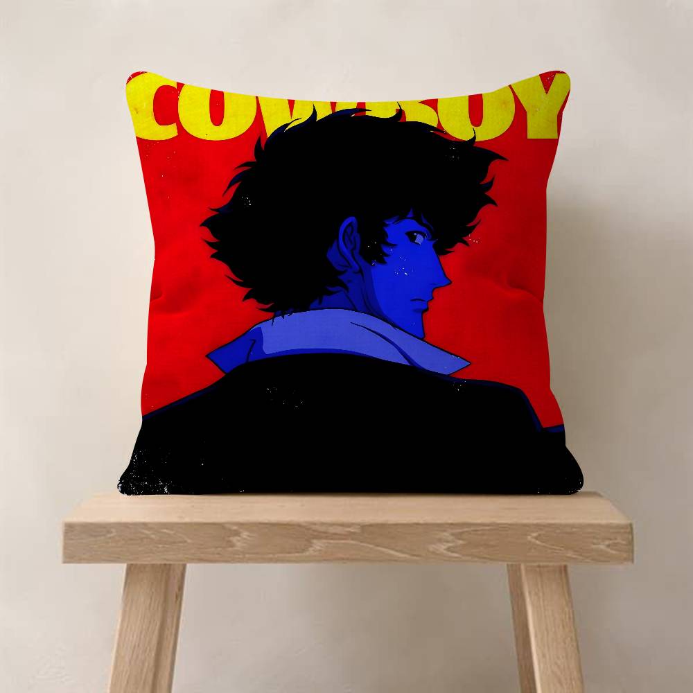 Pillow Gift Home Office Decoration Bedroom Sofa Car Cushion Cover Case x Cool CCowboys Bebop Anime