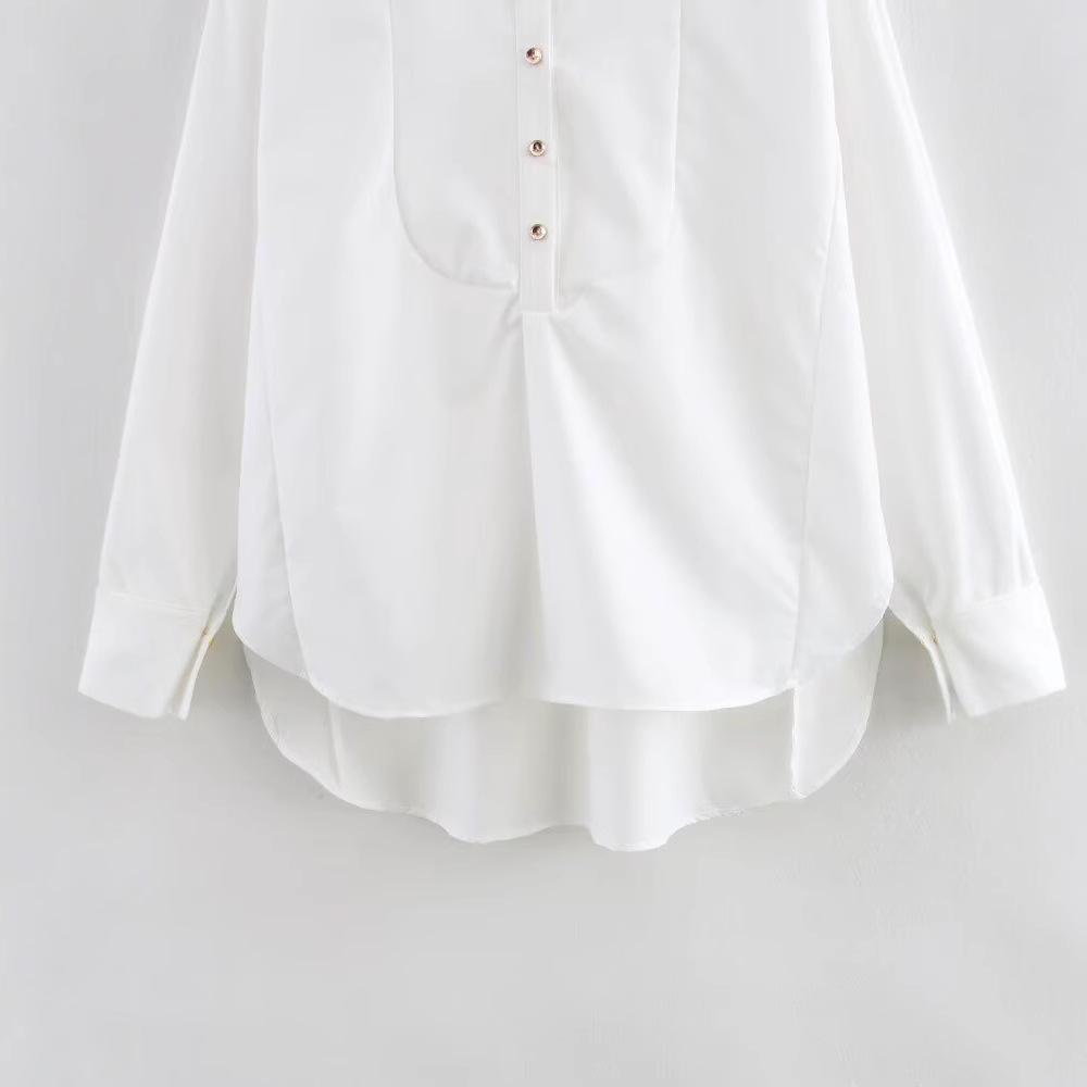 2025 Spring Women's Shawl-style Shirt: European & American Casual, Versatile, Loose Fit
