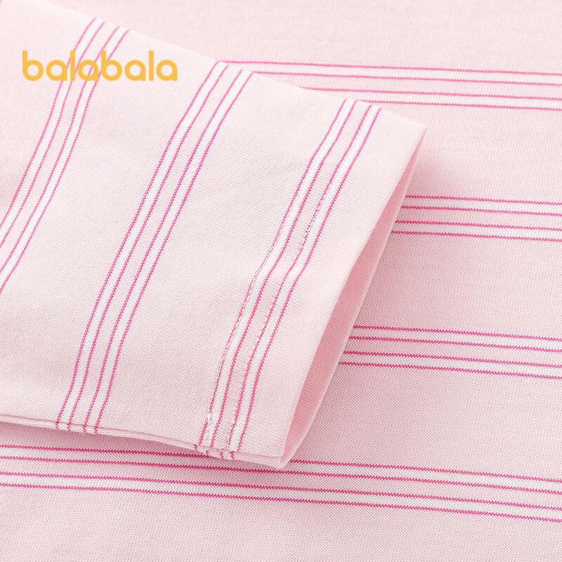 Унисекс полосатая футболка с длинным рукавом Balabala