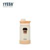 TYESO 420ML Outdoor Sports Kettle Portable Water Cup with Non-slip Thick Cover Leakproof Lightweight Hot Cold Drink Bottle with Coffee Sticker
