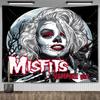 American Punk Band Misfitss Poster Banner Flag Rock Band Wall Tapestry Mural Metal Music Album Cover Home Decoration Fans Gifts