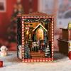 Деревянные миниатюрные кукольные домики Сделай сам Наборы для сборки 3D-пазл-конструктор С мебелью Креативный кукольный домик В качестве рождественских подарков