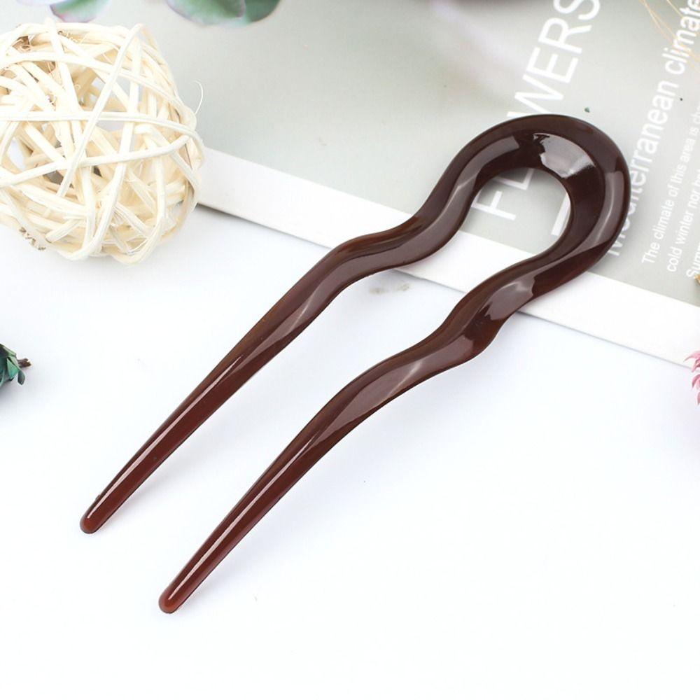 Ацетатная вилка для волос геометрический дизайн палочки для волос элегантная шпилька для женщин девочек