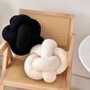 Pillow Manual Braided Knot Round Ball Shape Plush Elastic Sleeping Companion Sofa Couch Decoration Throw Pillow Photography Cushion