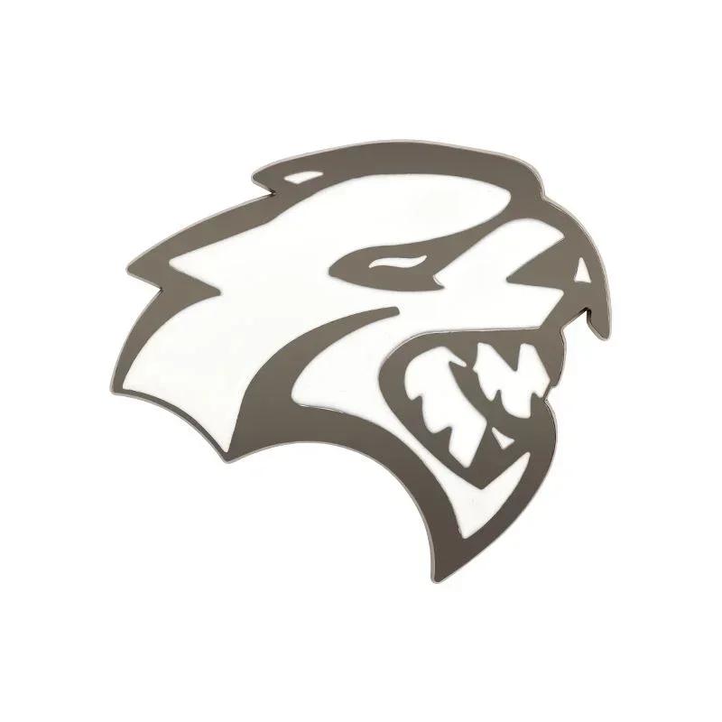 Metal Car Rear Trunk Emblem Hellcat Sticker for Dodge Caliber Jcuv Journey Challenger RAM Caravan Auto Badge Decoration U555