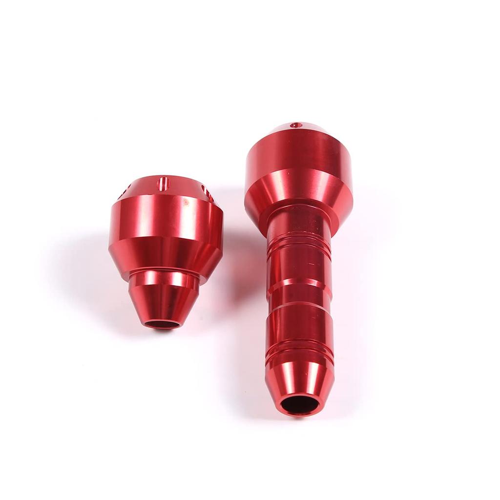 DIYUCAR Car Gear Stick Shift Lever Knob, Gear Stick Shifter Head, Aluminum Alloy (Red) for Toyota FJ Cruiser 2007-2021