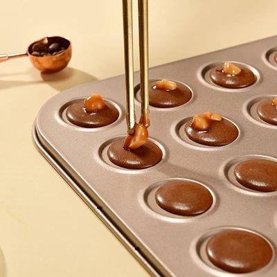 Противень для выпечки из углеродистой стали с 35 отверстиями Коврик для выпечки макарон с антипригарным покрытием Формы для выпечки Посуда для выпечки в духовке Противень для десертов Форма для торта