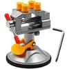 TopHomer Silver Nailed Vise Mini Bench Vise 360 Degree Suction Vise Small Table Vice Clamp Workbench Vise for Jewelry Making DIY Wood Craft Carving