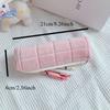 Kawaii Pencil Case Pillow Bag Large Capacity Short Fluff Bag for Supplies Stationery Box Cosmetic Bag