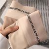 Невидимые трусики из ледяного шелка, женские бесшовные трусы, женские трусы, ультратонкое нижнее белье, однотонное удобное нижнее белье с высокой посадкой, новинка