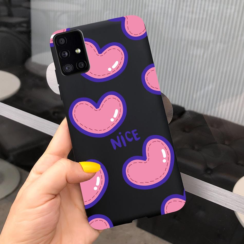 Милый Мультяшный Чехол Для Телефона Samsung Galaxy M51 M31 Конфетный Цвет Мягкий Силиконовый Задний Чехол Для Samsung M51 SM-M515F M31 Prime M315F