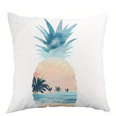 Home Decor Summer-Themed Pillow Covers With Tropical Prints Pattern Cushion Cover Suitable For Sofa Bedroom Car Pillow Cover