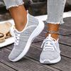 Fashion Spring Autumn Thick Sole Sneakers Women 2025 New Soft Sole Breathable Casual Shoes Woman Comfort Non Slip Knit Sport Sneaker 42
