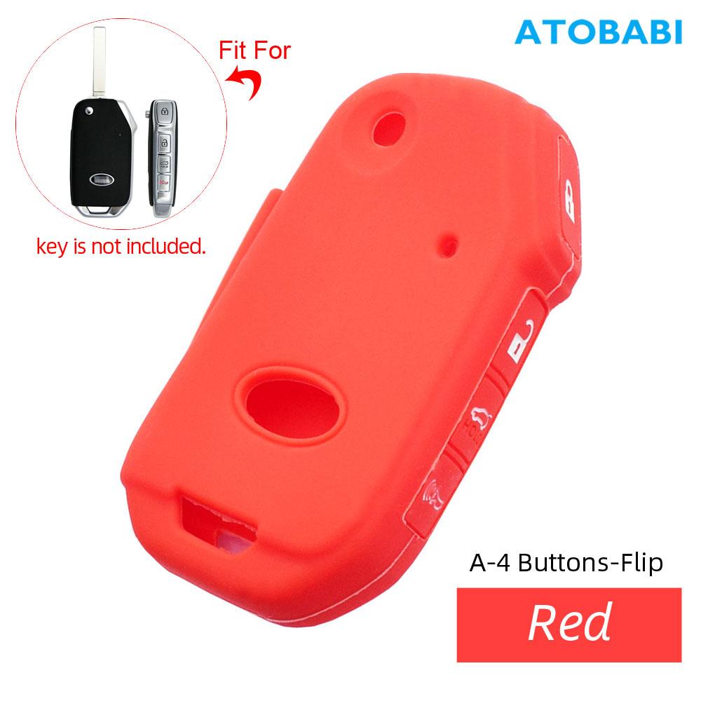 Силиконовый чехол для автомобильного ключа, защитный чехол для пульта дистанционного управления Kia Forte Soul Optima Sportage Ceed Cerato Sorento Seltos Niro