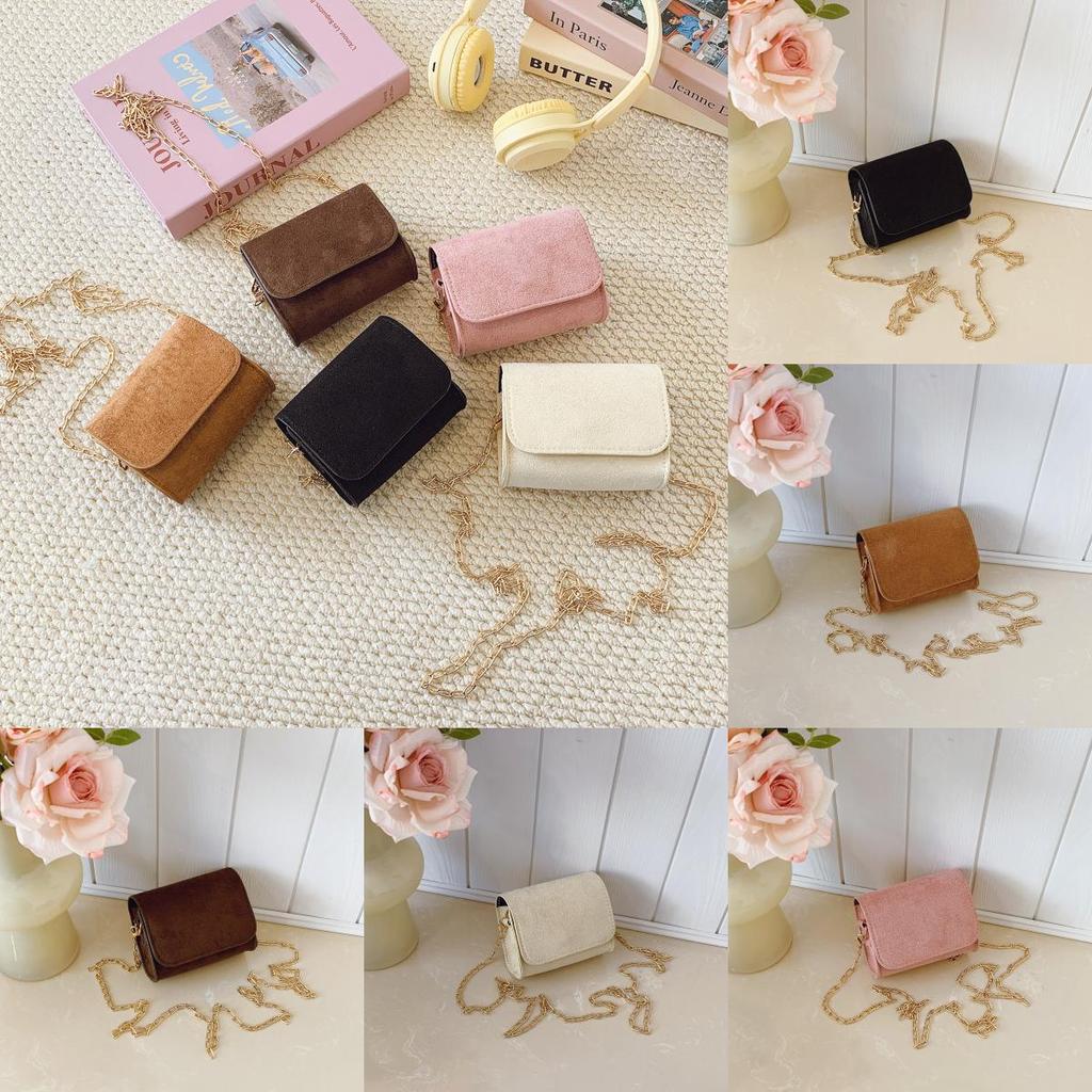 Urban Minimalist Pu Small Square Bag With Chain Strap For Daily Use