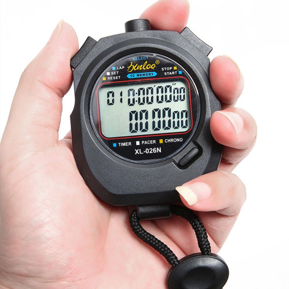 Multi-Function Digital Stopwatch Large Display Countdown Timer Handheld Chronograph for Sports Coaches Swimming Running Training