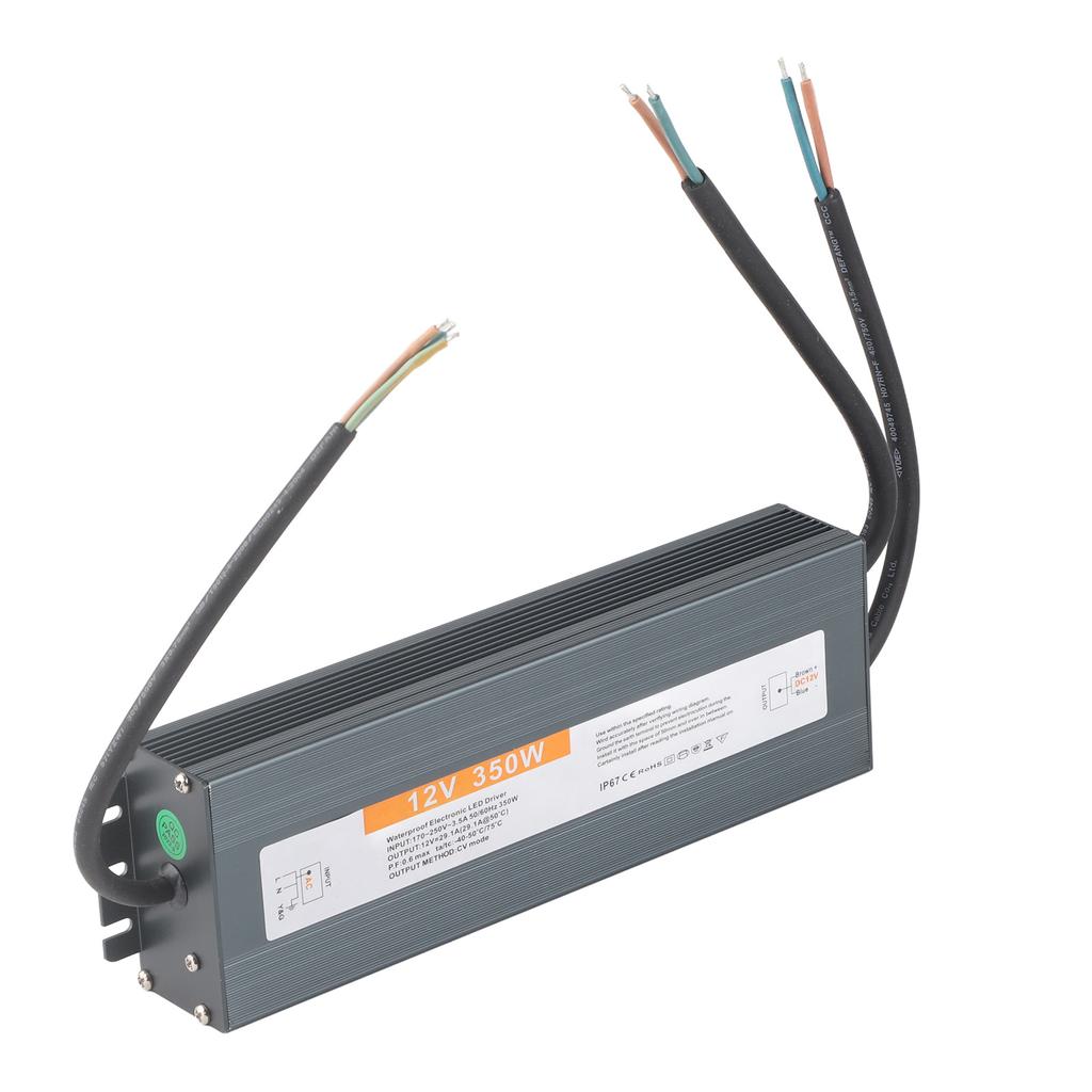 Блок питания проводной ультратонкий водонепроницаемый импульсный светодиодный привод AC170250V 5060HZ 350W(DC12V )