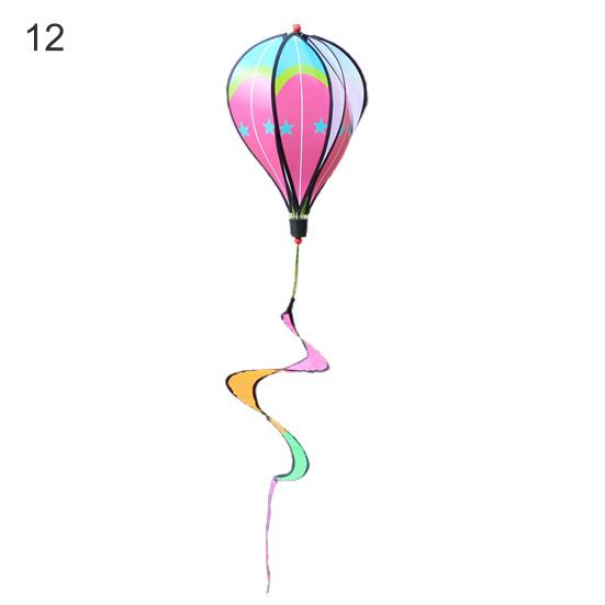 Fashion Tops Sequin Wind Spinner Funny Rotating Spiral Balloon Windmill Ornament for Decoration