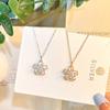 S925 Sterling Silver Necklace Female Small Flower Pendant Fashion Niche Clavicle Chain