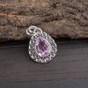 Morganite Pendant, Handmade Gemstone 925 Solid Sterling Silver Pendant Everyday Jewelry, For Engagement Gift