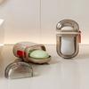 Plastic Soap Dish Travel Box Holder Container With Lid Durable Soap Case Strong Sealing Organizer Bathroom Home Outdoor Hiking