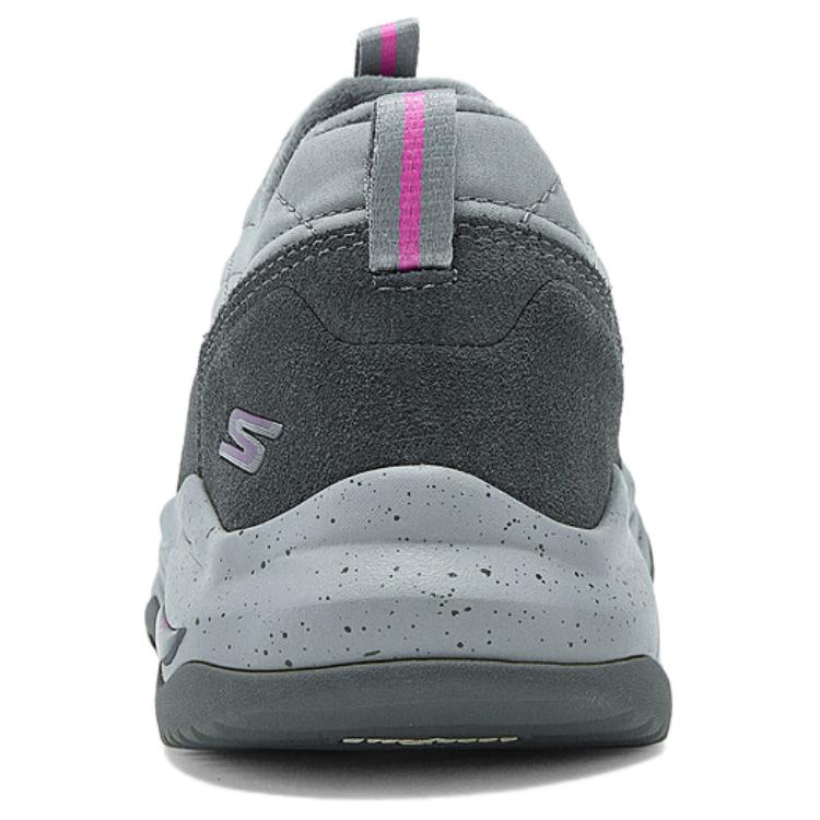 Skechers Go Walk Удобные Универсальные Прочные Низкие Повседневные Кроссовки Женские Серый 124894-CCHP