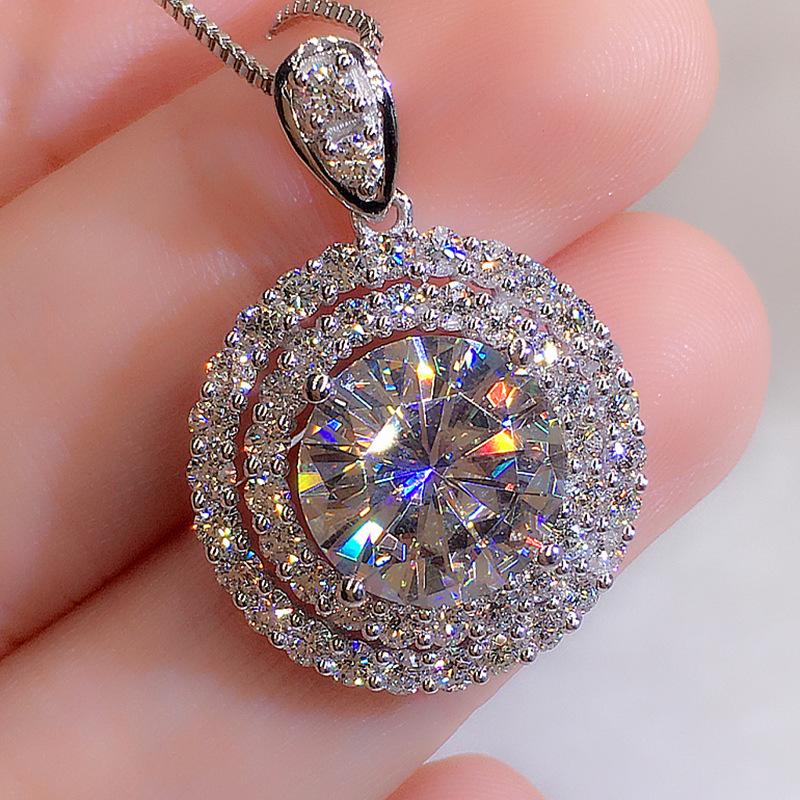 Water Drop Cubic Zirconia Crystal Ladies Necklace Collection Simple and Elegant Women Accessories Gift
