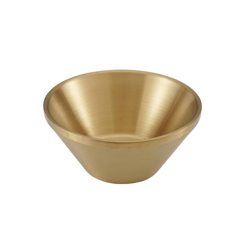 Чаша из нержавеющей стали, многоразмерный V-образный золотой салатник, салатница с лапшой, рисом и фруктами, кухонная посуда для приготовления пищи, корейский салатный лук