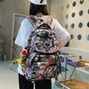 Graffiti School Bag Sports Bag College Student Men Women Backpack