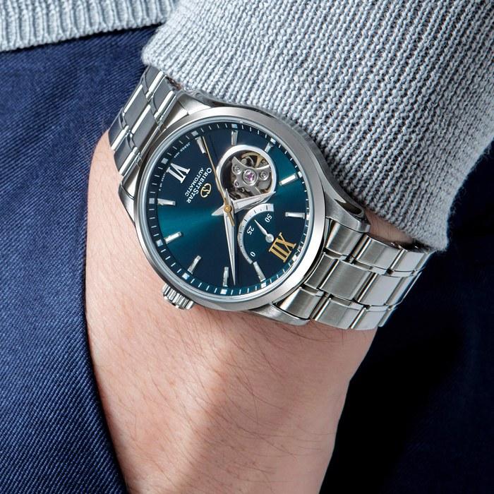 [Orient Star] Автоматические часы Полускелетон RK-AT0003E Мужские Зеленые