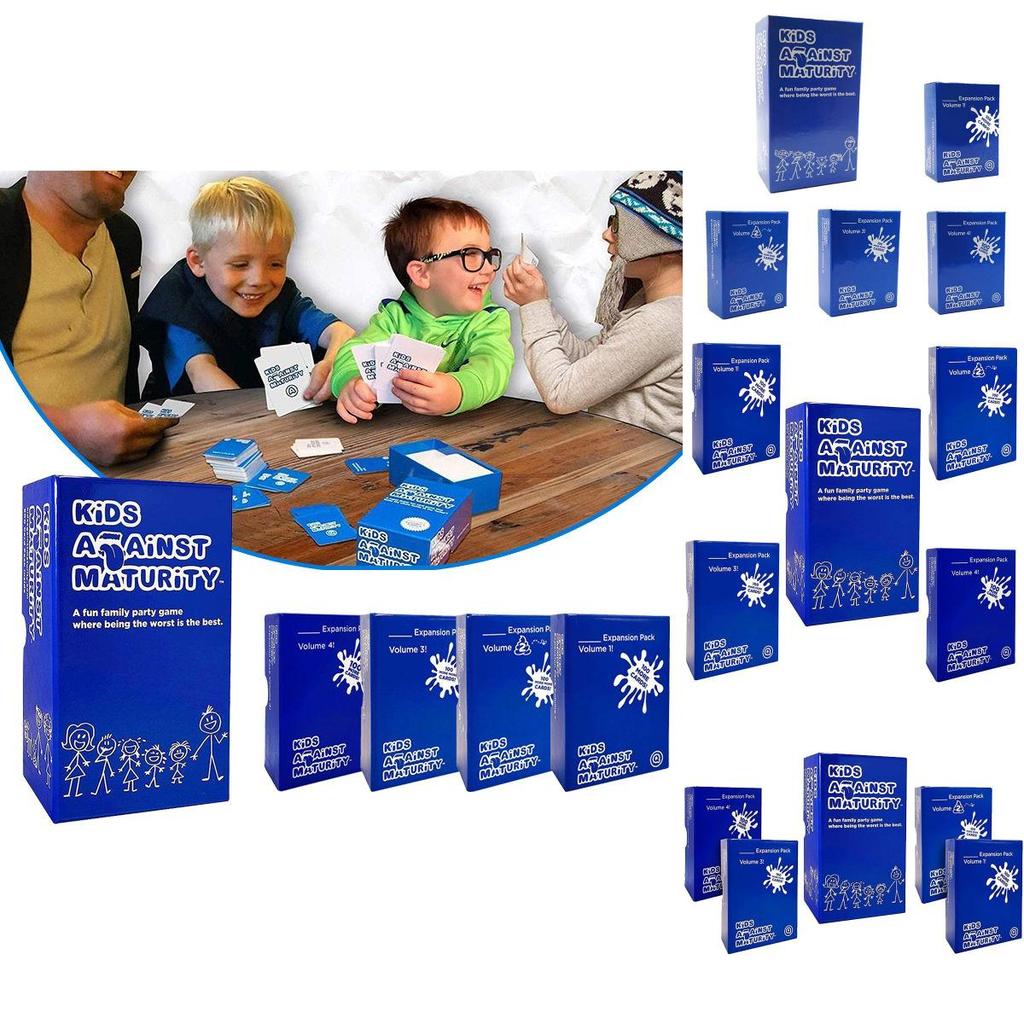 Веселая карточная игра Kids Against Maturity для вечеринок с друзьями и семьей