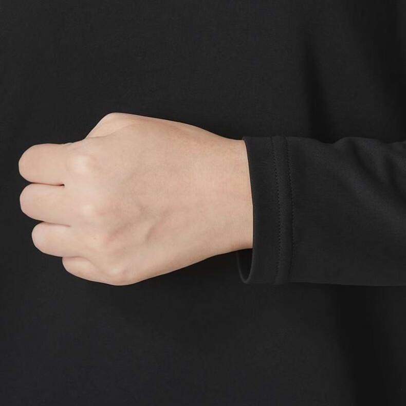 Under Armour Comfortable Quick-Dry Soft Long Sleeve Logo Pants Casual Sports Suit Men Suit Black 22500706-001+24600602-001