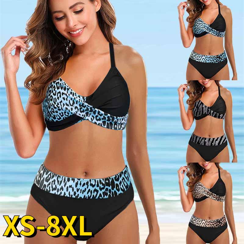 Женский сексуальный купальник-монокини, свободный купальник, винтажный комплект из двух предметов с принтом, купальник, женский купальный костюм, летний пляжный комплект бикини