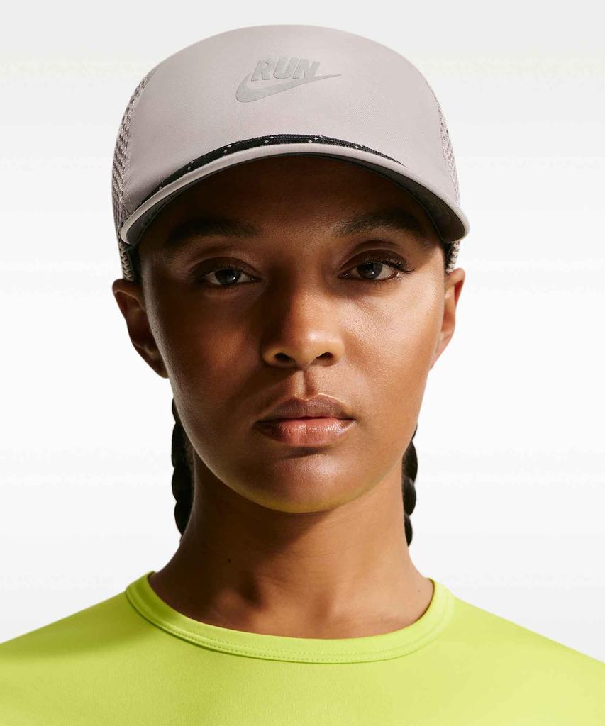 Nike Неструктурированная беговая кепка Pro Dri-Fit со Swoosh - Колледж Серый:Антрацит / Io8269-009